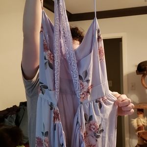 Rue21 lace back maxi dress, 3x